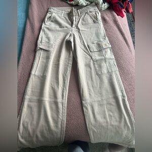 High Rise Baggy Cargo Pants